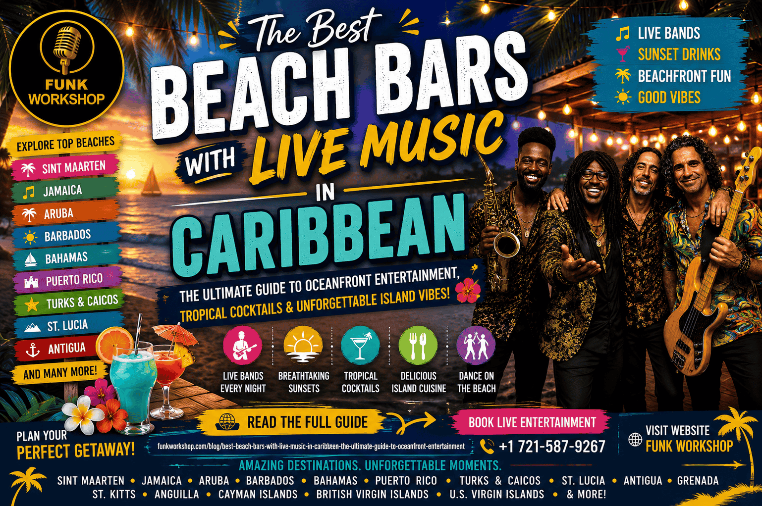 Best Beach Bars with Live Music in Caribbean